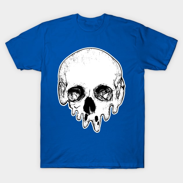 Melting Skull T-Shirt by Moon._.in._.Pisces